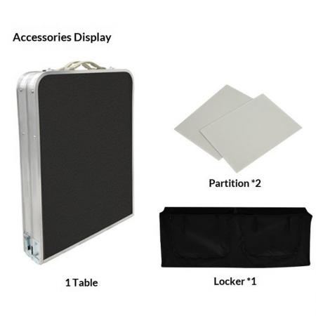 Mesa de cocina plegable portátil para exteriores, fácil de instalar, para camping y picnic. 