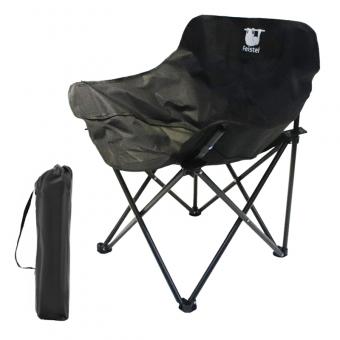 Silla plegable de playa y camping de acero al carbono