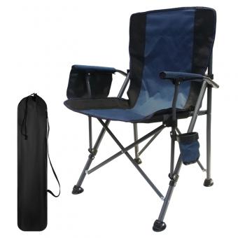 Silla de director plegable, grande y cómoda con respaldo.