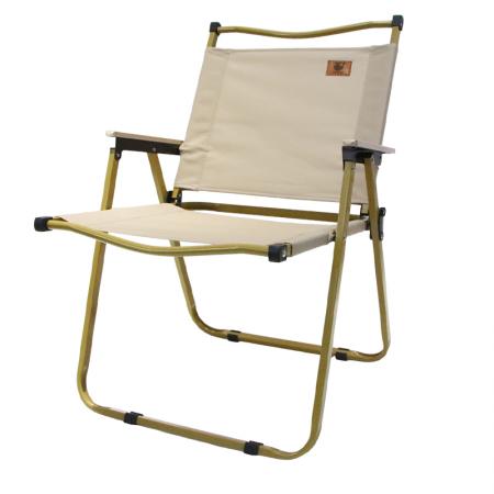 Silla plegable de exterior Kermit de acero al carbono y tela Oxford para jardín, camping y picnic. 
