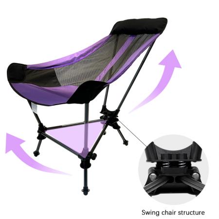 Silla de exterior ultraligera de aleación de aluminio, portátil, para pesca, playa y camping. Silla plegable fácil de usar. 