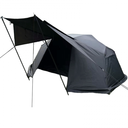 Tienda de campaña impermeable para viajes, senderismo y actividades al aire libre con toldo, una habitación, fácil de montar. 