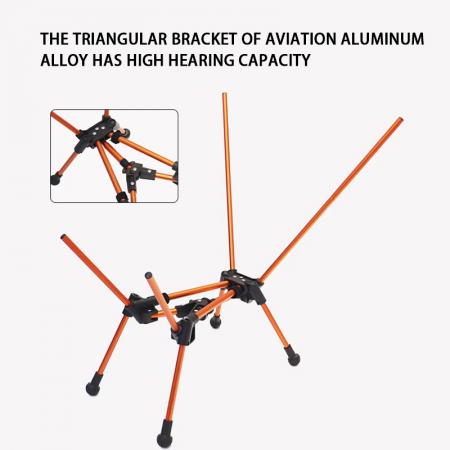 Silla plegable portátil para exteriores, ideal para picnic, pesca y camping.