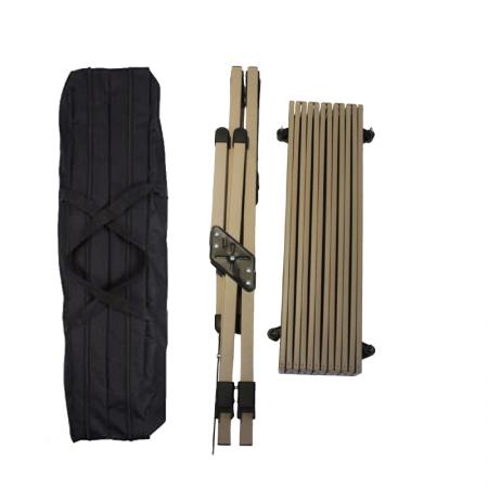 Mesa plegable de aluminio macizo 7075 para rollos de huevo, ideal para autocaravanas y camping. 