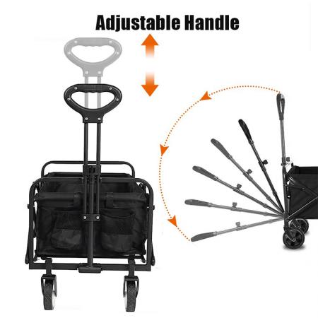 Carrito de jardín, carrito de playa, carrito plegable, carretilla de mano, carrito plegable 