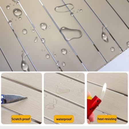 Mesa plegable de aluminio macizo 7075 para rollos de huevo, ideal para autocaravanas y camping. 