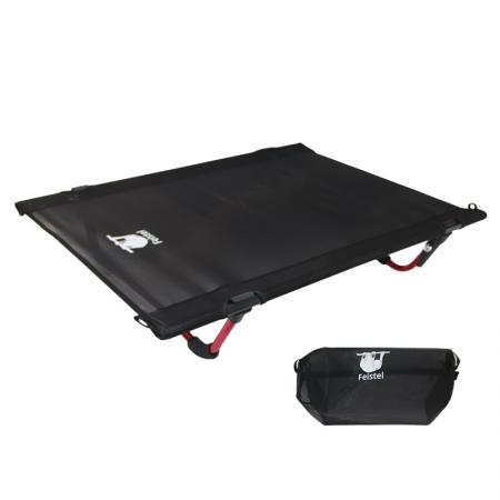 Cama para mascotas plegable, compacta y ultraligera, portátil y con logotipo personalizado para camping.