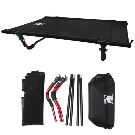 Cama para mascotas plegable, compacta y ultraligera, portátil y con logotipo personalizado para camping.