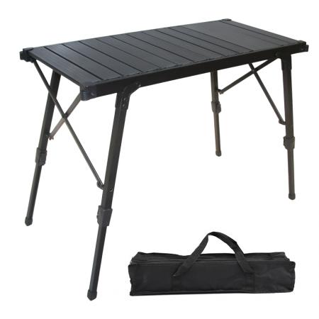 Mesa plegable ultraligera portátil de aleación de aluminio para enrollar huevos, mesa multifuncional IGT para camping. 