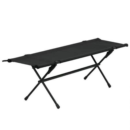 Muebles de exterior: Silla de jardín moderna de aluminio a medida, plegable y portátil, con taburete doble largo.
