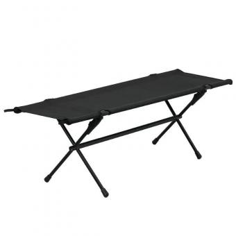 Taburete doble plegable de aluminio moderno y personalizado para exteriores.