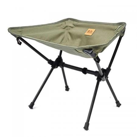 Taburete/silla de camping mini ultraligero y portátil de aleación de aluminio para picnic, senderismo y pesca al aire libre (venta al por mayor) 
