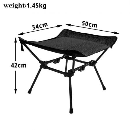 Banco plegable portátil de tela Oxford para playa al aire libre, de aleación de aluminio, fácil de guardar, taburete de camping.