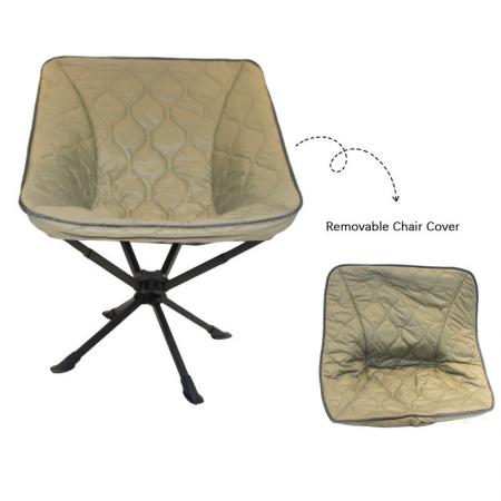 Funda moderna para silla de camping de exterior, suave, gruesa, cálida y ecológica para invierno. 