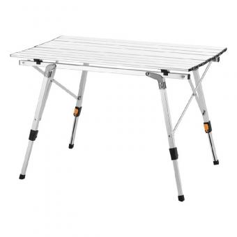 Mesas plegables ajustables de aluminio para camping