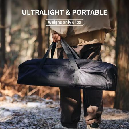 Mesa plegable moderna de camping IGT, mesa de aluminio portátil y ligera para exteriores con bolsa de transporte. 