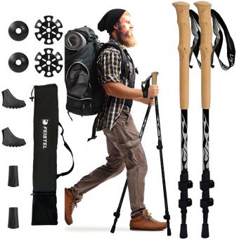 Bastón de trekking Flick Outer Lock de aluminio al 90 %