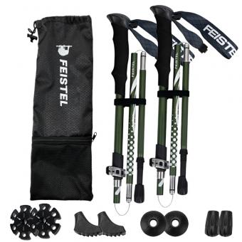 Bastones de trekking de aleación de aluminio a precio de fábrica