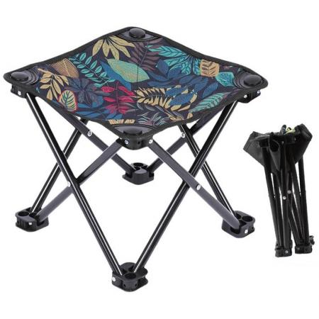 Taburete plegable portátil de mano de diseño moderno para exteriores, camping, picnic, viajes y playa 