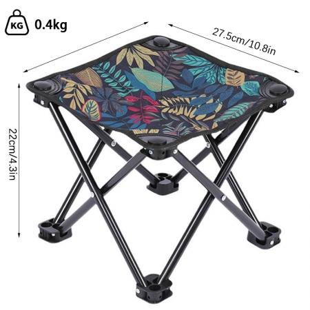 Taburete plegable portátil de mano de diseño moderno para exteriores, camping, picnic, viajes y playa 