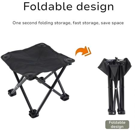 Taburete plegable personalizado para exteriores tipo bolso portátil silla plegable para camping Small Mazars 