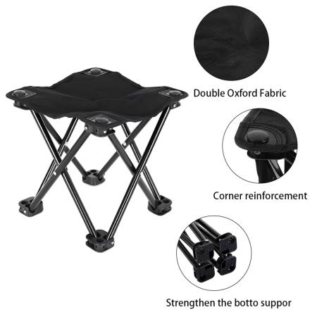 Taburete plegable personalizado para exteriores tipo bolso portátil silla plegable para camping Small Mazars 