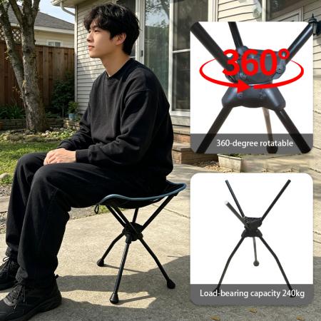 Sillas de camping ultraligeras para mochilero y senderismo, asiento compacto y portátil para exteriores 