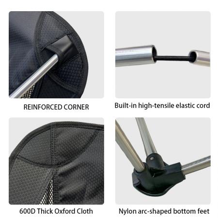 Silla plegable de aluminio ultraligera personalizada al por mayor para camping y pesca, silla moderna de mobiliario de exterior