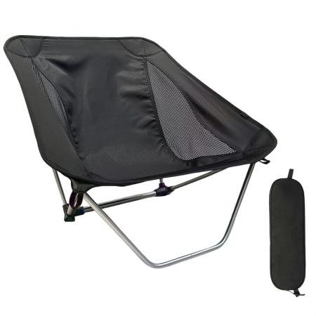 Silla plegable de aluminio ultraligera personalizada al por mayor para camping y pesca, silla moderna de mobiliario de exterior