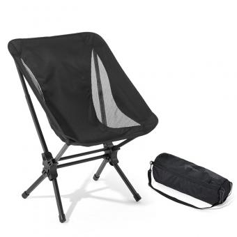 Silla de camping de configuración fácil, ligera, de aluminio y tela Oxford
