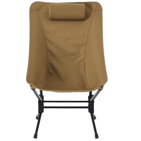 Silla plegable de aleación de aluminio de respaldo alto y gran capacidad de carga para camping y pesca 