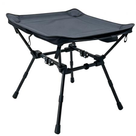 Mini taburete de camping cuadrado de aluminio, silla plegable portátil ultraligera, mesa de camping compacta de doble uso de viaje 