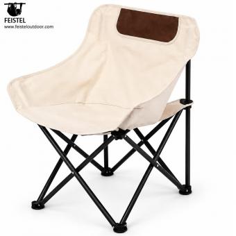 Silla de camping tipo luna de acero al carbono