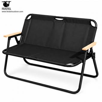 Asiento doble de camping plegable