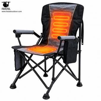 Silla de camping plegable acolchada de lujo