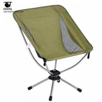 Silla giratoria plegable para acampar