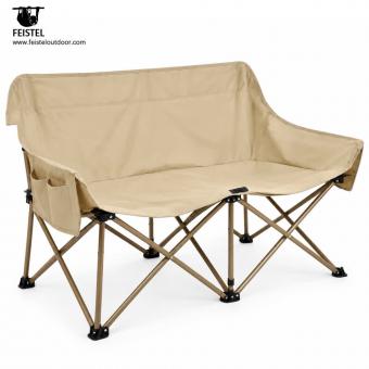 Silla de camping plegable para 2 personas
