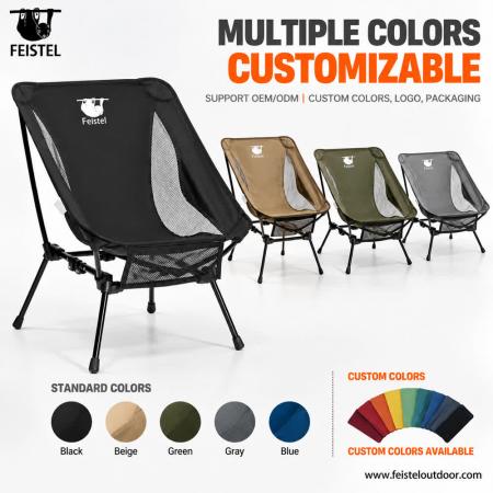 Silla que hace excursionismo plegable portátil resistente ligera para al aire libre 