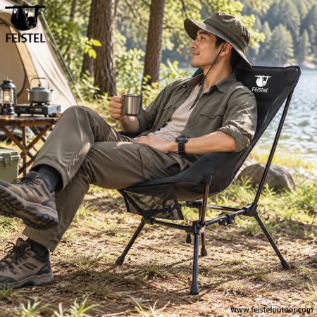 Silla que hace excursionismo plegable portátil resistente ligera para al aire libre 