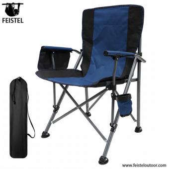 Silla de Camping Grande y Cómoda Tipo Director Plegable de Hierro
