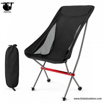 Silla plegable de camping ergonómica