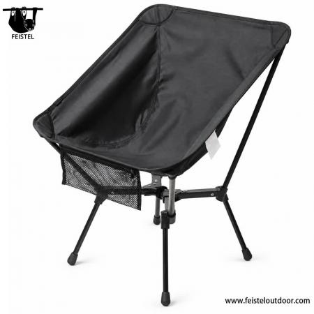 Silla de camping plegable compacta: silla plegable de aluminio 7075 de 1,27 kg, capacidad de 150 kg 
