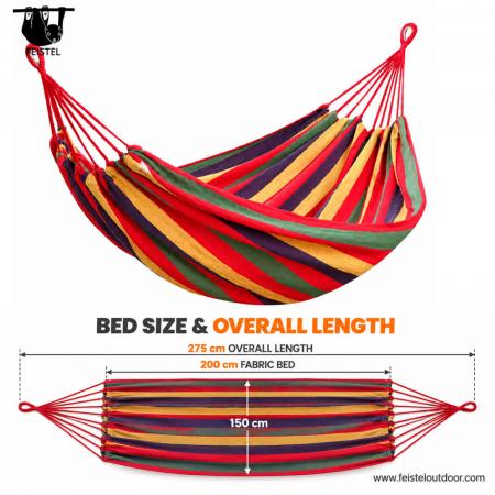 feisetel 2019 amazon vendedor 2 personas todas las estaciones portátil 75D nylon paracaídas camping hamaca 