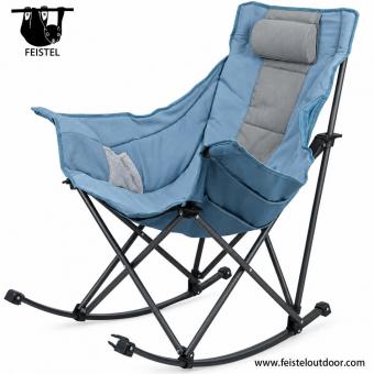 Silla mecedora plegable para camping