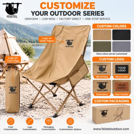 Silla de camping sin reposabrazos: silla de camping plegable de respaldo alto sin reposabrazos, estructura de aluminio 7075, malla de poliéster 600D y capacidad de 150 kg 
