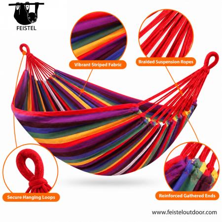 hamaca doble con soporte de acero hamaca ajustable para dos personas 