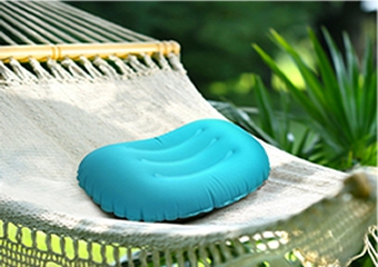 20d nylon + tpu ultraligero inflando almohadas de viaje / camping